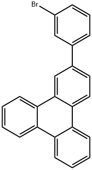 2-(3-broMophenyl)triphenylene 구조식 이미지