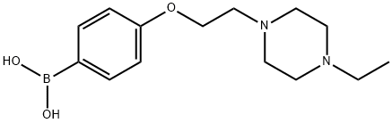 4-(2-(4-ethylpiperazin-1-yl)ethoxy)phenylboronic acid Structure