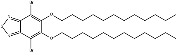 1313876-00-4 2,1,3-Benzothiadiazole, 4,7-dibroMo-5,6-bis(dodecyloxy)-
4,7-DibroMo-5,6-bis(dodecyloxy)benzo-2,1,3-thiadiazole