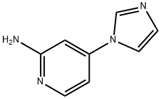 4-(1H-IMidazol-1-yl)pyridin-2-aMine 구조식 이미지