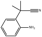 2-(2-aminophenyl)-2-methylpropanenitrile Structure