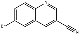 6-BroMoquinoline-3-carbonitrile 구조식 이미지