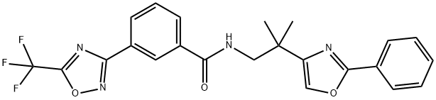 1314891-22-9 N-[2-Methyl-2-(2-phenyloxazol-4-yl)propyl]-3-[5-(trifluoroMethyl)-1,2,4-oxadiazol-3-yl]benzaMide