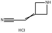 2-(azetidin-3-ylidene)acetonitrile (hydrochloride) Structure