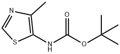 tert-Butyl (4-Methylthiazol-5-yl)carbaMate Structure