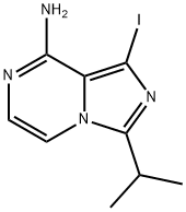 1-iodo-3-isopropyliMidazo[1,5-a]pyrazin-8-aMine Structure