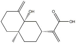 5beta-Hydroxycostic acid 구조식 이미지