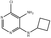 6-Chloro-N4-cyclobutyl-pyriMidine-4,5-diaMine Structure