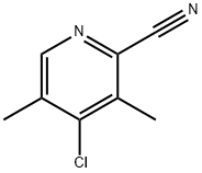 4-Chloro-3,5-diMethylpicolinonitrile Structure