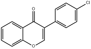 3-(4-chlorophenyl)-4H-chroMen-4-one Structure
