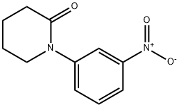 2-Piperidinone, 1-(3-nitrophenyl)- Structure