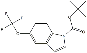 1-BOC-5-trifluoroMethoxy indole Structure