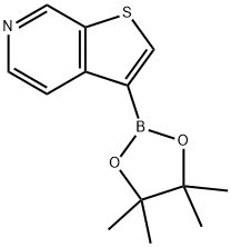 3-(4,4,5,5-tetraMethyl-1,3,2-dioxaborolan-2-yl)thieno[2,3-c]pyridine Structure