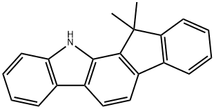 11,12-Dihydro-12,12-dimethylindeno[2,1-a]carbazole Structure