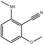 2-Methoxy-6-(MethylaMino)benzonitrile Structure