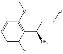(R)-1-(2-플루오로-6-메톡시페닐)에타나민염산염 구조식 이미지