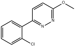 3-(2-chlorophenyl)-6-methoxypyridazine 구조식 이미지