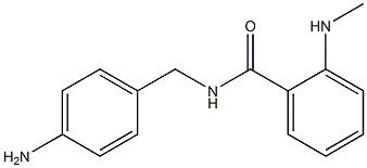 N-(4-aminobenzyl)-2-(methylamino)benzamide Structure