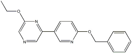 2-(6-(benzyloxy)pyridin-3-yl)-6-ethoxypyrazine 구조식 이미지