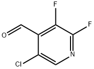 5-chloro-2,3-difluoroisonicotinaldehyde Structure