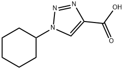 1-Cyclohexyl-1H-1,2,3-triazole-4-carboxylic acid Structure