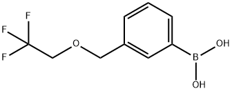 (3-((2,2,2-trifluoroethoxy)Methyl)phenyl)boronic acid Structure