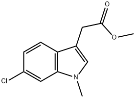 Methyl 2-(6-chloro-1-Methyl-1H-indol-3-yl)acetate Structure