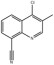 4-chloro-3-Methylquinoline-8-carbonitrile Structure