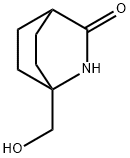 2-Azabicyclo[2.2.2]octan-3-one, 1-(hydroxyMethyl)- Structure