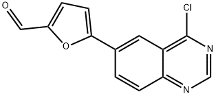 5-(4-Chloroquinazolin-6-yl)furan-2-carbaldehyde 구조식 이미지