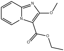 에틸2-메톡시이미다조[1,2-a]피리딘-3-카르복실레이트 구조식 이미지