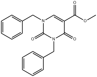 메틸1,3-디벤질-2,4-디옥소-1,2,3,4-테트라히드로피리미딘-5-카르복실레이트 구조식 이미지