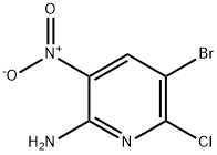 5-BroMo-6-클로로-3-니트로피리딘-2-아민 구조식 이미지