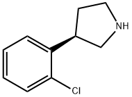 (R)-3-(2-Chlorophenyl)pyrrolidine Structure