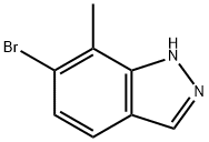 1H-Indazole, 6-broMo-7-Methyl- Structure