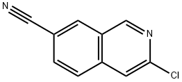 3-Chloroisoquinoline-7-carbonitrile 구조식 이미지