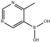 B-(4-Methyl-5-pyriMidinyl)Boronic acid Structure