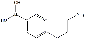 4-(3-aMinopropyl)phenylboronic acid Structure