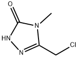 3-(chloroMethyl)-4-Methyl-1H-1,2,4-triazol-5(4H)-one 구조식 이미지