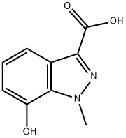 7-Hydroxy-1-Methyl-1H-indazole-3-carboxylic Acid Structure