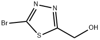 1,3,4-Thiadiazole-2-Methanol, 5-broMo- Structure