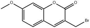 3-(BroMoMethyl)-7-Methoxy-2H-chroMen-2-one Structure