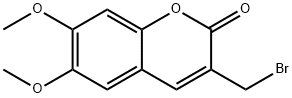 3-(BroMoMethyl)-6,7-diMethoxy-2H-chroMen-2-one Structure