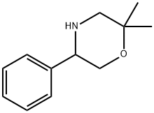 2,2-diMethyl-5-phenylMorpholine Structure