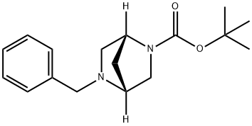 (1R,4R)-tert-butyl 5-benzyl-2,5-diazabicyclo[2.2.1]heptane-2-carboxylate 구조식 이미지