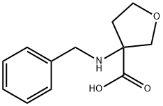 3-(BenzylaMino)oxolane-3-carboxylic acid Structure