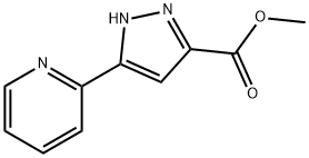 Methyl 5-(2-Pyridyl)pyrazole-3-carboxylate 구조식 이미지