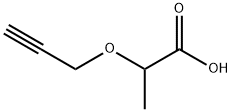 2-(prop-2-ynyloxy)propanoic acid Structure