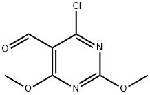 4-chloro-2,6-diMethoxy-5-pyriMidinecarboxaldehyde Structure