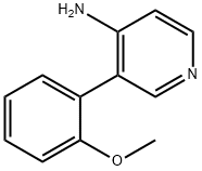 3-(2-메톡시페닐)피리딘-4-aMine 구조식 이미지